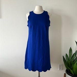 Vince Camuto Sheath Scalloped Sleeveless Dress Size 12